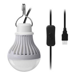 Luz LED de Emergencia con Interruptor de Atenuación, Bombilla de Burbuja USB de 7W 10W, con Gancho para Colgar - Product Image 1