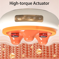 Masseur abdominal chauffant rotatif pour la relaxation musculaire du ventre et de la taille, soulagement de la douleur, utilisation à domicile, portable