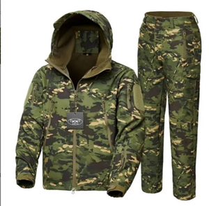 เสื้อแจ็คเก็ตแบบนิ่ม DF0109 พร้อมกางเกงคาร์โก้ IX7 - Product Image 2