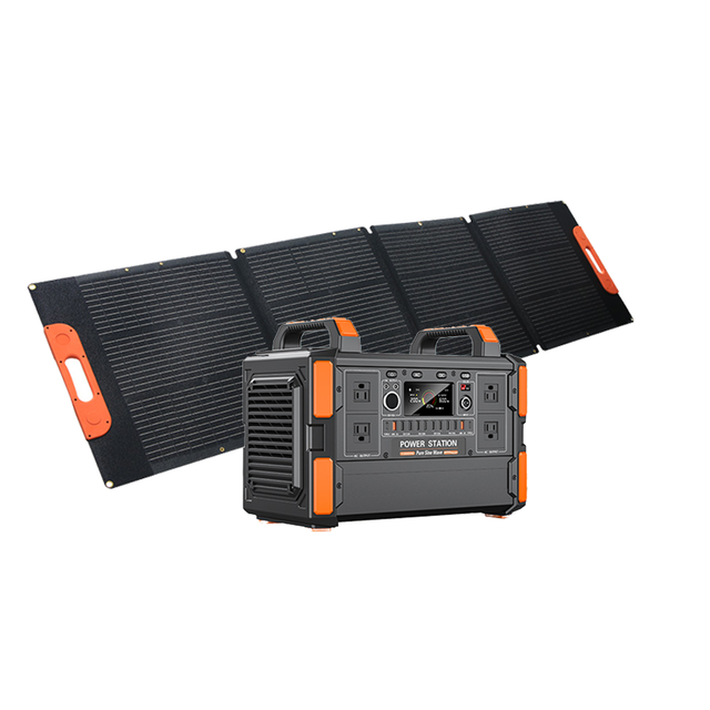 Portable Power Station With LifePO4 Battery Pure Sine Wave Output 1200W 1008Wh for Indoor Outdoor Camping Emergency