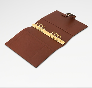 Agenda à feuilles mobiles personnalisé de haute qualité en cuir PU imprimé A5, reliure rigide, pages intérieures personnalisables, enveloppe pour argent liquide - Product Image 2