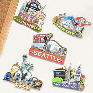 Autocollants de réfrigérateur personnalisés, aimants de réfrigérateur sur mesure, vente en gros, aimants promotionnels personnalisés, souvenirs touristiques personnalisés - Product Image 4