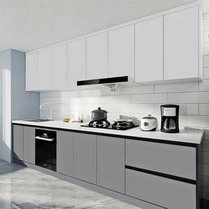 Muebles de Cocina Modulares de Madera Contrachapada para Apartamentos Pequeños, Diseño Moderno, Juego Completo de Muebles para el Hogar, Hecho en China - Product Image 4