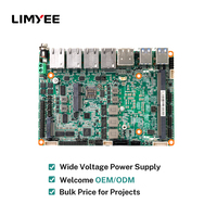Nouvelle carte mère industrielle LIMYEE OEM/ODM Intel Alder Lake/Raptor Lake en stock, DDR5 32 Go, dissipateur thermique à ventilateur, 4 Ethernet LAN, 3,5 pouces
