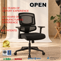 Chaise de bureau ergonomique en maille avec accoudoirs 3D, soutien lombaire, assise coulissante et inclinable, idéale pour les réunions - GTChair