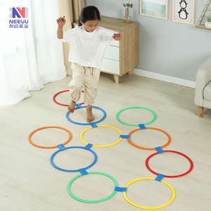 Jouet de Sport d'entraînement, jeux amusants, anneau de <span class=keywords><strong>marelle</strong></span>, jouets pour enfants d'âge préscolaire, 10 pièces - Product Image 2