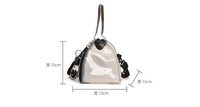Neue Modische Damen-Jelly-Tasche mit Reißverschluss, Weiche PVC Wiederverwendbare Wasserdichte Ketten-Umhängetasche, Urlaubs- und Partygeschenk, Candy Bag
