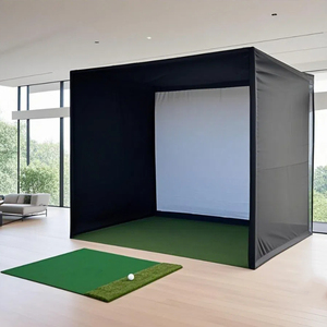 Dễ Dàng Lắp Ráp Golf <span class=keywords><strong>Simulator</strong></span> Chiếu Chụp Lều Golf Đào Tạo Lồng Trong Nhà Golf <span class=keywords><strong>Simulator</strong></span> Bao Vây Với Hd Màn Hình Tác Động - Product Image 6