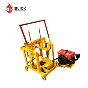 Semi -automatic Diesel block machine building material refractory concrete brick making machinery