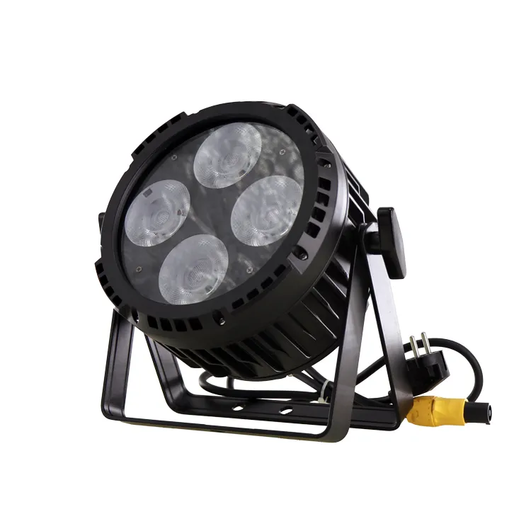 Stage Led Light Outdoor Dmx 512 Rgbw 4In1 4*50W Waterproof Led Cob Par Light