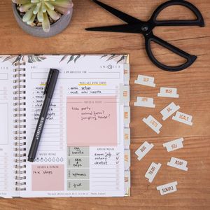 Custom <strong>Colorful</strong> Calendar Decorative Stickers Office Learning Planning Organization Planning Month <strong>Index</strong> Labels Month <strong>Tabs</strong> - Product Image 6