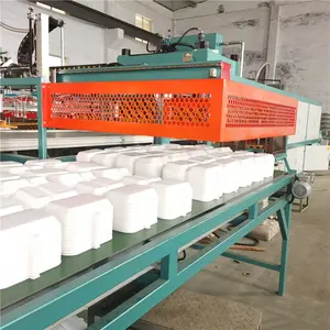 XPS EPS PS NEW PLASTIC VACUUM FORMING FOAM PLATE TAKE AWAY FOOD CONTAINER MAKING MACHINE POLYSTYRENE LUNCH BOX PRODUCTION LINE