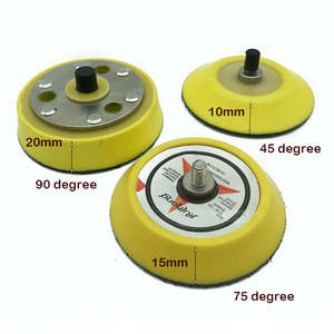 3 ''75mm piastra di supporto di fabbrica OEM pastiglia di levigatura gancio e anello Hookit <span class=keywords><strong>Pad</strong></span> per Mini levigatrice artigianale lavorazione del legno