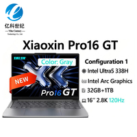 Nuevo Portátil Lenovo XiaoXin Pro 16GT UItra5-338H/Ultra X9-388H 2026, 32GB, 1TB, 16 Pulgadas, 2.8K, para Uso Personal, Empresarial, Oficina y Juegos