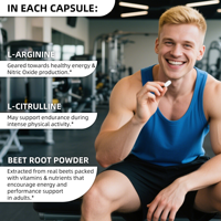 Capsules de L-Arginine de marque privée OEM/ODM de haute qualité pour le soutien de la santé masculine Capsules de L Arginine