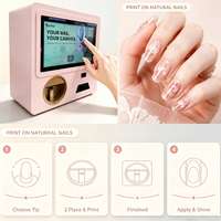 Impresora de Arte de Uñas 3D Inteligente con IA, Pantalla Táctil de Acero Inoxidable de Alta Definición, Garantía de 3 Años, Monitoreo Remoto, Compatible con ADA, SDK