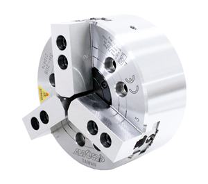 Vente en gros Mandrin hydraulique à 3 mâchoires à trou traversant pour tour en acier - Product Image 1