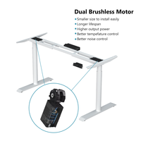 Table élévatrice électrique de bureau debout et vers le bas réglable en hauteur de poste de travail d'ordinateur réglable en hauteur de suites exécutives
