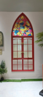 Ventana Abatible Moderna de Aluminio con Aislamiento Térmico y Malla Magnética de Acero Inoxidable