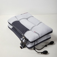Oreiller gonflable personnalisé imperméable pour adulte, protection du cou, réglable, léger, solide, 200TC, lavable, aide au sommeil, vente en gros