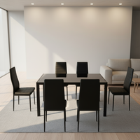 Prix de gros usine – Ensemble moderne de table et chaises de salle à manger pour la maison