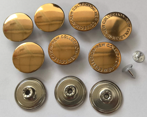 23mm màu vàng chất liệu sắt jeans nút phong cách với <span class=keywords><strong>Shank</strong></span> bao phủ kỹ thuật - Product Image 5