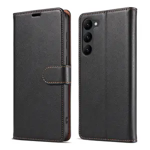 TPU Lederen Portemonnee Functie Magneet Flip Case Voor Samsung S24 Met Kaart Portemonnee Voor Samsung S24 Ultra Telefoon Caver