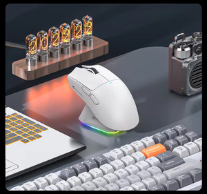 Tấn Công Cá Mập X11 RGB Chuột Chơi <span class=keywords><strong>Game</strong></span> Paw3311 Cảm Biến 3 Chế Độ Kết Nối Không Dây Bt Sạc RGB Cơ Sở E-Thể Thao Trò Chơi Chuột - Product Image 5