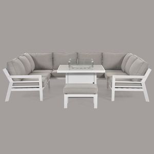 Coussin en duvet moderne et luxueux, meubles <span class=keywords><strong>de</strong></span> maison, ensemble <span class=keywords><strong>de</strong></span> canapés <span class=keywords><strong>de</strong></span> <span class=keywords><strong>jardin</strong></span> sectionnels pour <span class=keywords><strong>salon</strong></span> avec table et repose-pieds pour le feu - Product Image 4