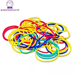 L'intero <span class=keywords><strong>Set</strong></span> di fasce elastiche intrecciate assortite Magic Trick elastico elastico Color crema puntelli magici <span class=keywords><strong>trucchi</strong></span> accessori - Product Image 2