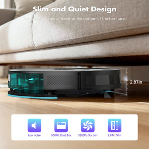 Robot aspirateur et serpillière intelligent pour la maison, nettoyage intelligent à sec et humide, commande à distance par application, robot de nettoyage automatique - Product Image 6
