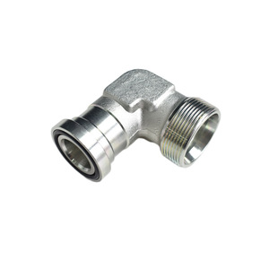 Raccord coudé à 90 degrés du fabricant 1CFL945-16 en acier inoxydable, raccord hydraulique métrique à compression fileté - Product Image 1