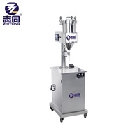 Machine de remplissage pneumatique semi-automatique Zhitong avec contrôle de température et chauffage, en acier inoxydable SUS304, pour la production de shampooing