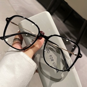TR90กรอบแว่นตาน้ำหนักเบาพิเศษสำหรับผู้หญิงเลนส์เรซินป้องกันแสงสีฟ้ากรอบเต็มทรงสี่เหลี่ยมผืนผ้าสไตล์เกาหลี - Product Image 1