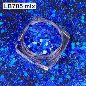 Super Shiny YMJ Wholesale 1kg Bag PET Holographic Chunky Glitter Powder for Craft Epoxy Resin Tumbler <strong>Snow</strong> Globe Nail <strong>Art</strong> - Product Image 6