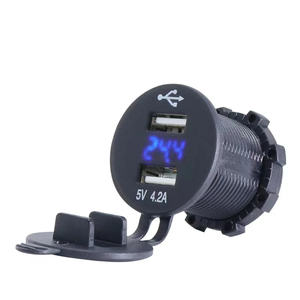 תשלום מהיר 4.2a USB שקע כפול 2.1a יציאות עמיד למים עם מתח עבור סירת משאית 12v/24v/24v - Product Image 3