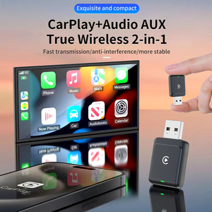 Mini adaptateur USB universel 2 en 1 sans fil Carplay Android Auto filaire vers dongle - Product Image 2