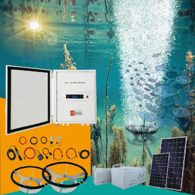 Solar Schaufelrad Belüfter für Fischteich mit solar betriebenem System