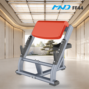 Panca Professionale per Preacher Curl con Seduta Rinforzata MND Fitness, Attrezzatura <span class=keywords><strong>da</strong></span> <span class=keywords><strong>Palestra</strong></span> per Centri Sportivi, Dimensioni Compatte - Product Image 1