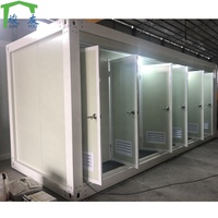 Salle de bain préfabriquée à panneau sandwich pour toilettes publiques modulaires et extérieures bon marché
