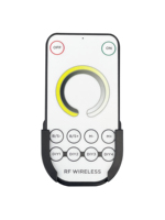 RF 2.4G télécommande sans fil mince CCT couleur anneau double blanc CT couleur température Led télécommande HX-RW12