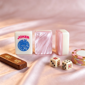 Mahjong Acrílico Retro Americano para 4 Jugadores con 166 Fichas, Juego Portátil con Manivela para Casino y Entretenimiento - Product Image 4