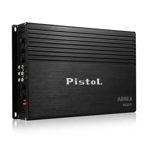 Amplificateur de voiture compact <span class=keywords><strong>80</strong></span> Watts RMS de qualité HiFi, stable à 4 ohms, stéréo mobile, large bande de fréquences - Product Image 1