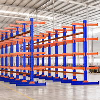 Étagère cantilever durable Smartlog, rayonnage pour palettes, rayonnage d'entrepôt, rayonnage industriel pour entrepôt de matériaux de construction de grande envergure