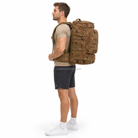 Sac à dos tactique personnalisé pour la chasse en plein air, MOLLE, résistant à l'eau, grande capacité, durable, léger, camping, randonnée, survie