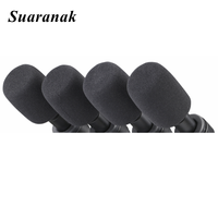 BD-UV3004 4 condenseur filaire speeching microphones avec un stand pour salle de conférence/salle de classe/interviewer