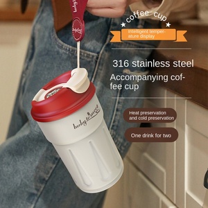 Tùy Chỉnh Thiết Kế Hiện Đại Ngoài Trời Màu Sắc Cao Giá Trị 316 Thép Không Gỉ Cốc Cà Phê Cho Sinh Viên Xe Du Lịch Chân Không Nước Cup Quà Tặng - Product Image 4