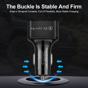 Caricabatteria da auto con LOGO personalizzato Quick Charge 3.0 15A caricabatterie USB a <span class=keywords><strong>6</strong></span> porte per <span class=keywords><strong>iPhone</strong></span> 14 13 12 Pro per caricabatterie per cellulare Samsung Huawei - Product Image 5