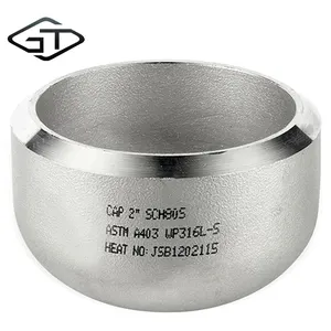 Dished End Caps Head Tank Head Asme B16.9 A234 Stainless Steel 304 316l 904 Butt Welded Seamless Pipe End Caps For Petroleum