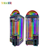 Machine à ciseaux d'arcade Rainbow Scissors Gift Machine Cut, machine à griffes de barbier pour couper les prix, jeux à monnayeur